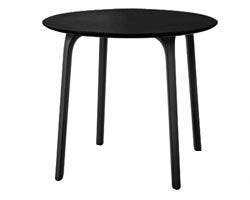 TABLE FIRST AVEC PLATEAU EN MDF VERNI, Ø.80 x 75 cm, Noir de MAGIS TABLE FIRST AVEC PLATEAU EN MDF VERNI, Ø.80 x 75 cm, Noir de MAGIS