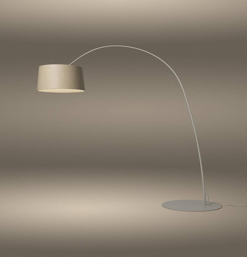 Lampadaire TWIGGY WOOD LED de Foscarini, MyLight, Structure grège