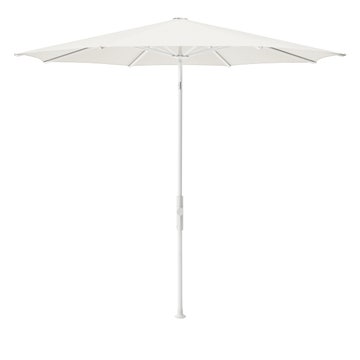 Parasol TWIST Ø.300 de Glatz, Structure blanc mat, Toile 404 White