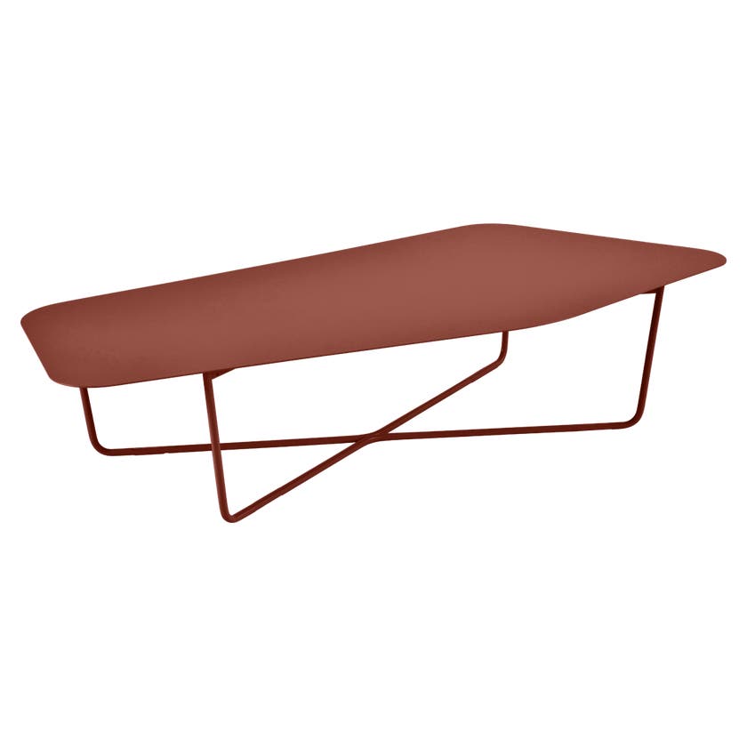 Table Basse ULTRASOFA de Fermob, 162x74, Ocre Rouge Table Basse ULTRASOFA de Fermob, 162x74, Ocre Rouge