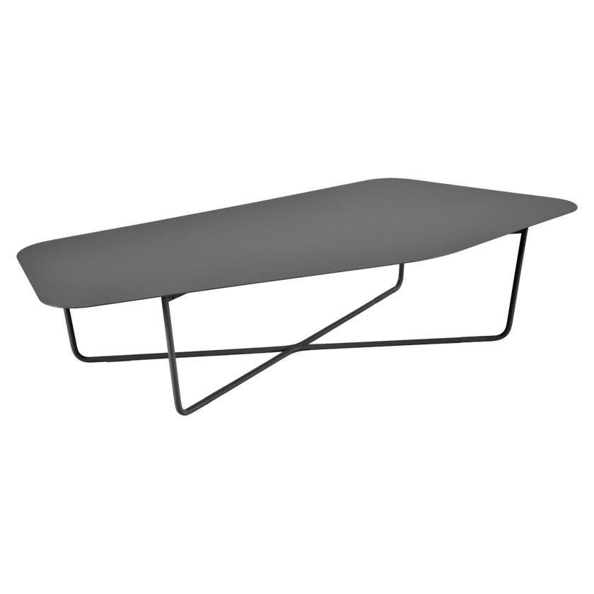 Table basse ULTRASOFA de Fermob, 162x74 cm, Réglisse Table basse ULTRASOFA de Fermob, 162x74 cm, Réglisse