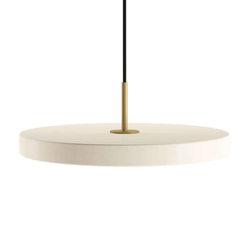 Suspension ASTERIA de Umage, D.43, Pearl white, Brass Top Suspension ASTERIA de Umage, D.43, Pearl white, Brass Top