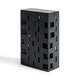 Urban House object - varnished mahogany - blackUrban House object - varnished mahogany - black
