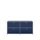 Meuble de rangement HALLER E2, Bleu acier
