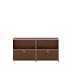 Meuble de rangement USM Haller C2, Marron USM