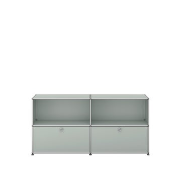 Meuble de rangement USM Haller C2, Gris clair