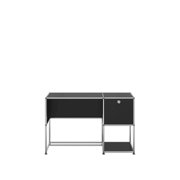 Bureau USM Haller B21, Noir graphite
