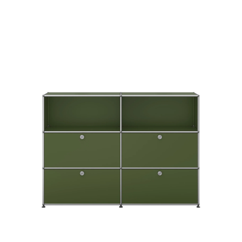 Buffet USM Haller M64, Vert olive Buffet USM Haller M64, Vert olive