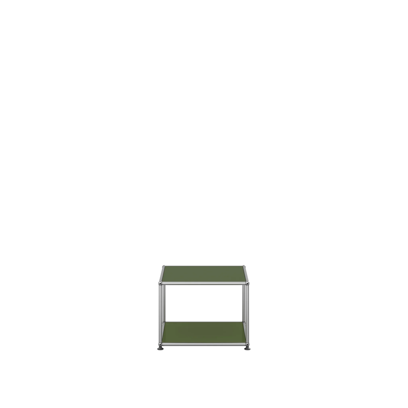 Petite table basse carrée USM Haller M22, Vert olive Petite table basse carrée USM Haller M22, Vert olive