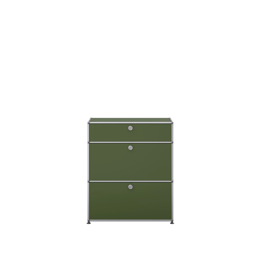 Buffet USM Haller M25, Vert olive Buffet USM Haller M25, Vert olive
