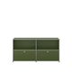 Meuble de rangement USM Haller C2, Vert olive