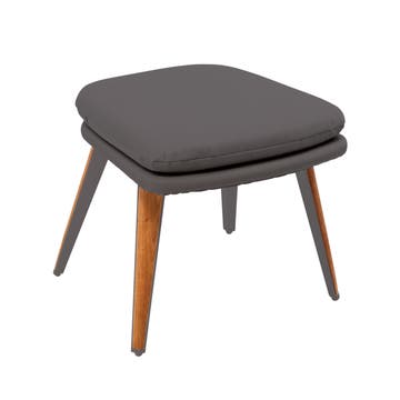 Tabouret bas VANITY de Vlaemynck, Anthracite/brun foncé