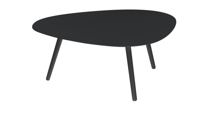 Table basse VANITY 86,6 x 71,3 cm de Vlaemynck, Anthracite Table basse VANITY 86,6 x 71,3 cm de Vlaemynck, Anthracite