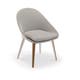 Chaise VANITY, Blanc / Gris clair
