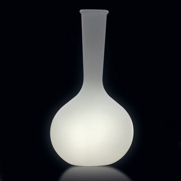VASE CHEMISTUBES LUMINEUX, H. 100 cm, Blanc de VONDOM