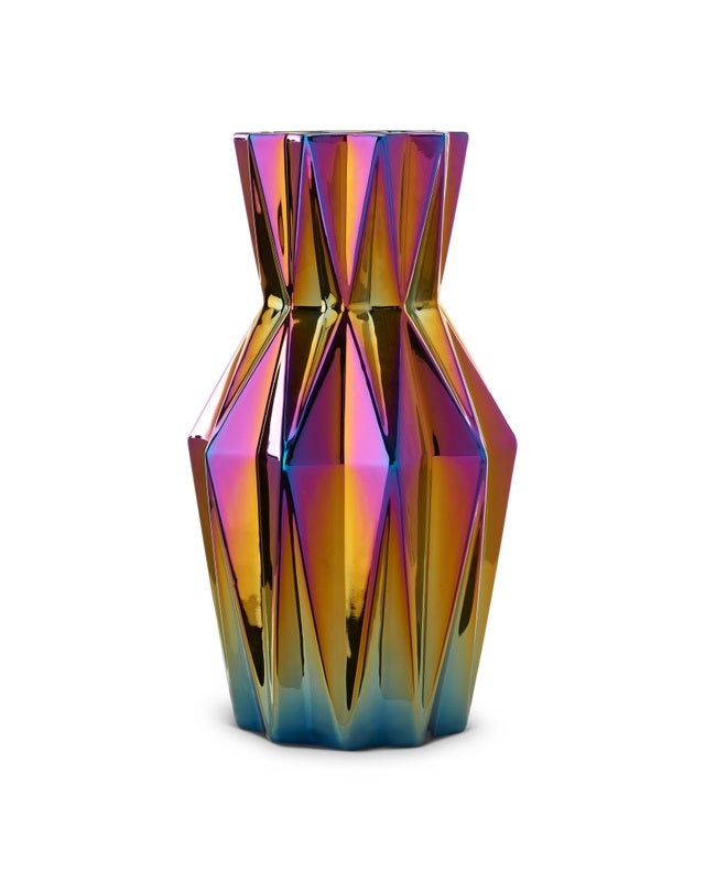 Vase OILY FOLDS de Pols Potten, Taille S, Multicolore Vase OILY FOLDS de Pols Potten, Taille S, Multicolore