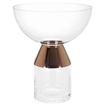 VASE TANK H. 36 CM de TOM DIXON, CUIVRE