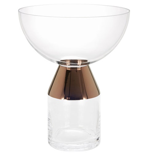 VASE TANK H. 36 CM de TOM DIXON, CUIVRE