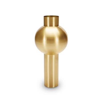 VASE BEAT VESSEL TOP H. 75 CM de TOM DIXON, DORÉ