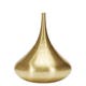 VASE BEAT VESSEL DROP H. 96 CM de TOM DIXON, DORÉ