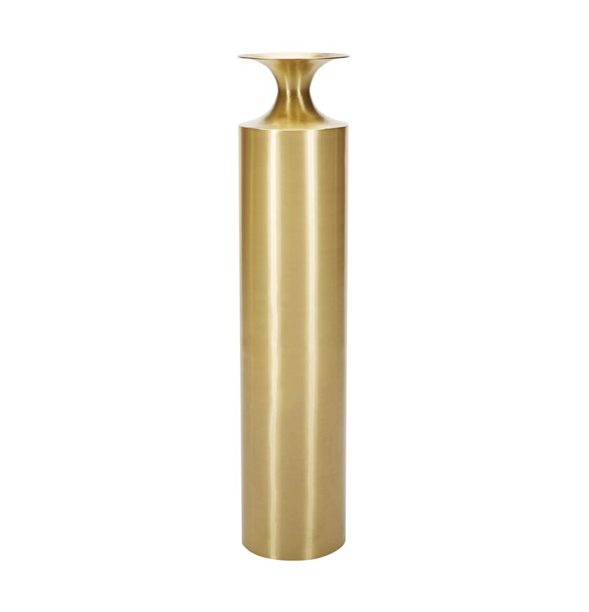 VASE BEAT VESSEL TALL  H. 109 CM de TOM DIXON, DORÉ