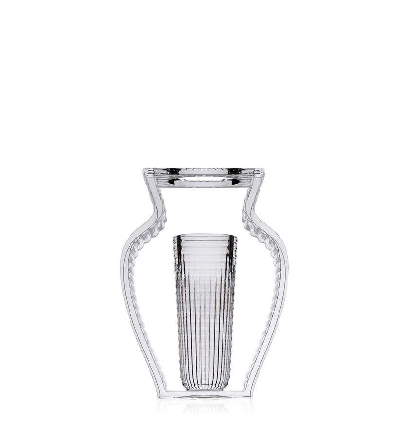 Vase I SHINE de Kartell, Cristal