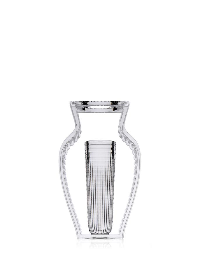 Vase I SHINE de Kartell, Cristal Vase I SHINE de Kartell, Cristal