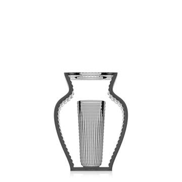 Vase I SHINE de Kartell, Fumé