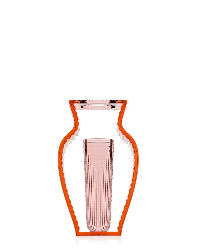 Vase I SHINE de Kartell, Rose Vase I SHINE de Kartell, Rose