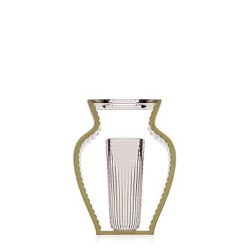 Vase I SHINE de Kartell, Vert