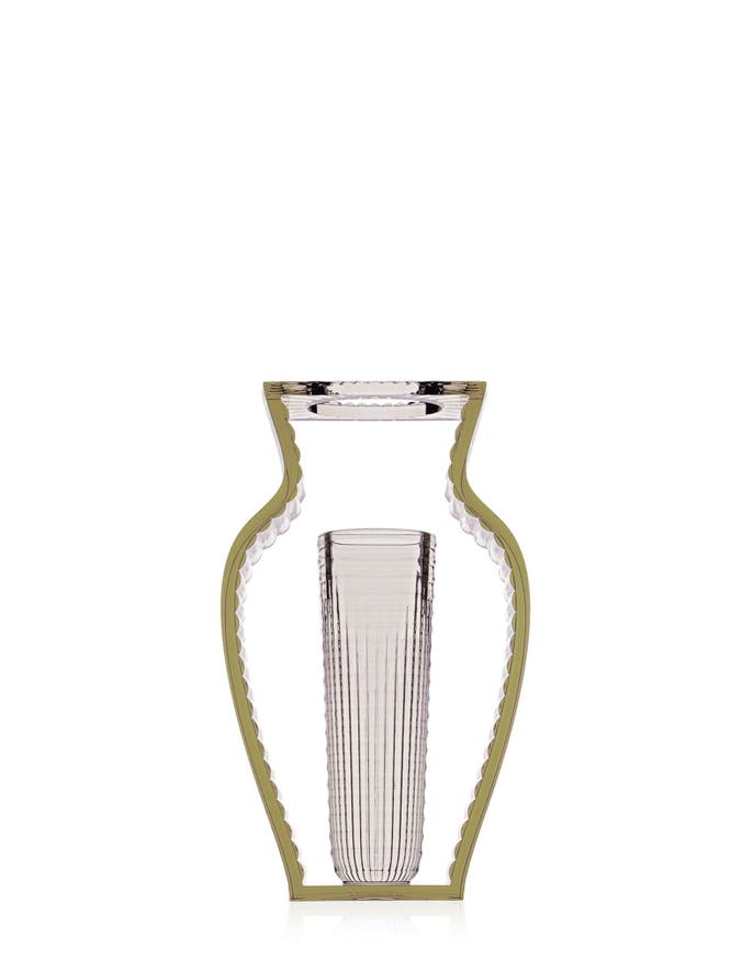 Vase I SHINE de Kartell, Vert Vase I SHINE de Kartell, Vert