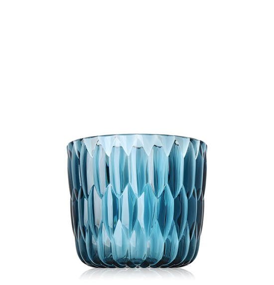 Vase JELLY de Kartell, Bleu
