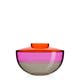 Vase SHIBUYA, orange-violet-fumé