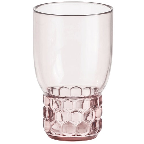 Verre JELLIES FAMILY H.13 de Kartell, Rose Verre JELLIES FAMILY H.13 de Kartell, Rose