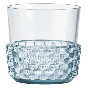 Verre JELLIES FAMILY, H.15 de Kartell, Bleu ciel