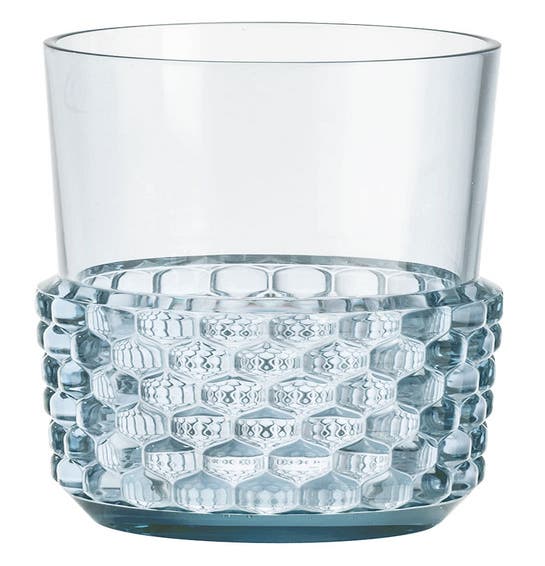 Verre JELLIES FAMILY, H.15 de Kartell, Bleu ciel