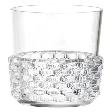 Verre JELLIES FAMILY, H.15 de Kartell, Cristal
