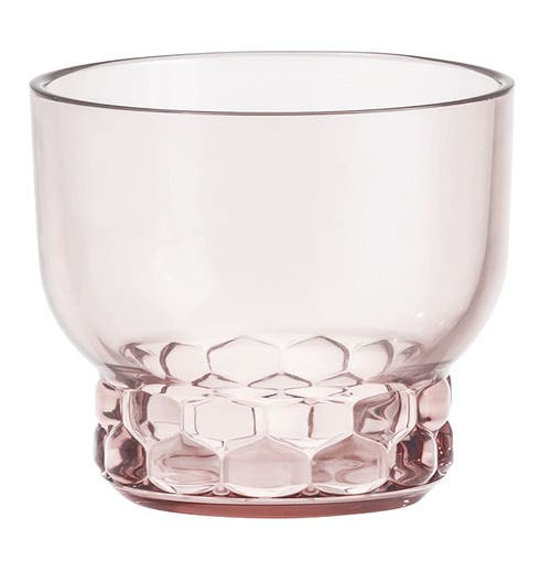 Verre JELLIES FAMILY, H.11 de Kartell, Rose