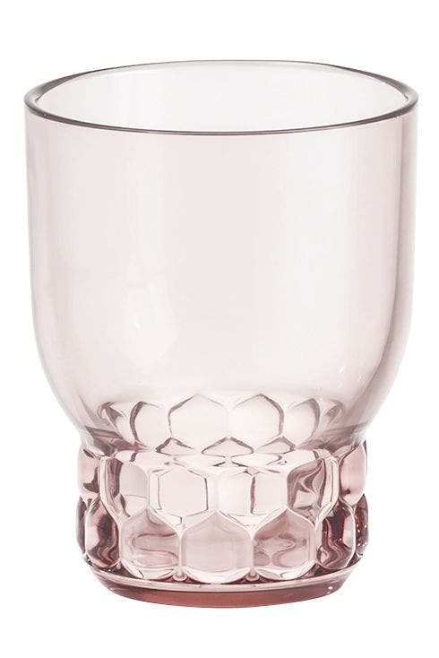 Verre JELLIES FAMILY, H.11 de Kartell, Rose Verre JELLIES FAMILY, H.11 de Kartell, Rose