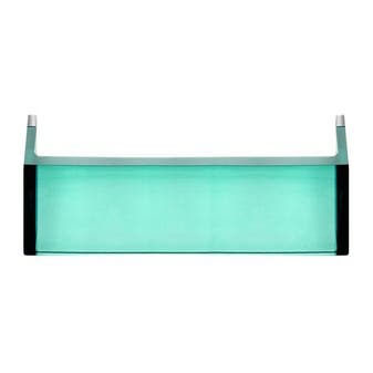 Porte serviette RAIL mural 60 cm de Kartell, Vert algue marine