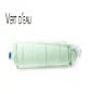 Table d'appoint ITA de Boqa, Structure blanche, Vert d'eau