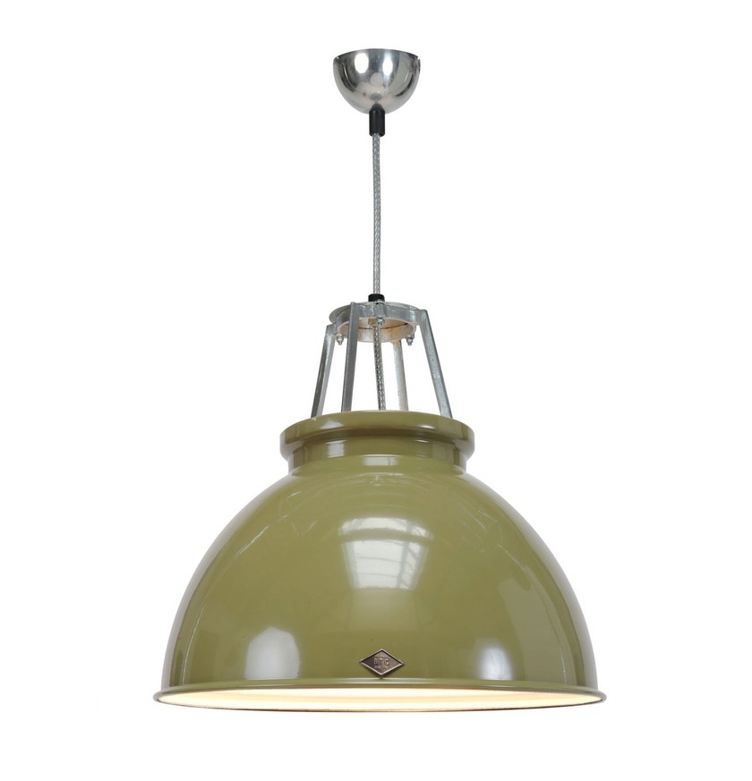 Suspension TITAN 3 d'Original BTC, Vert olive avec intérieur blanc