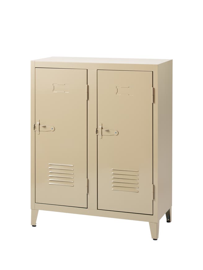 Vestiaire casier B2, Gris beige Vestiaire casier B2, Gris beige