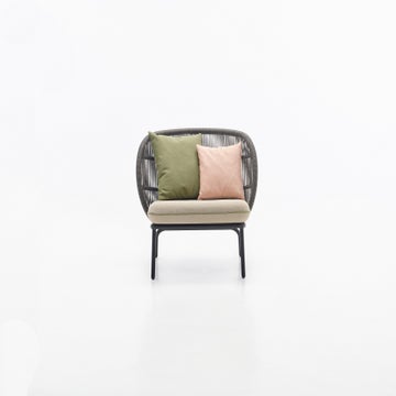 Fauteuil extérieur KODO Lounge de Vincent Sheppard, Sans coussin