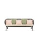 Canapé extérieur KODO lounge sofa, Avec coussin d'assise, Amande