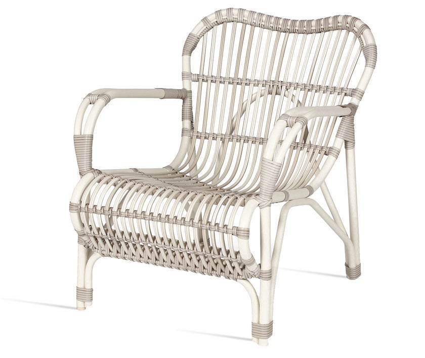 Fauteuil extérieur LUCY LAZY de Vincent Sheppard, Sans coussin Fauteuil extérieur LUCY LAZY de Vincent Sheppard, Sans coussin