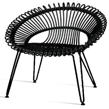 Fauteuil de table ROXY de Vincent Sheppard, Noir