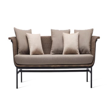 Canapé WICKED de Vincent Sheppard, Noir / Taupe, sans coussin