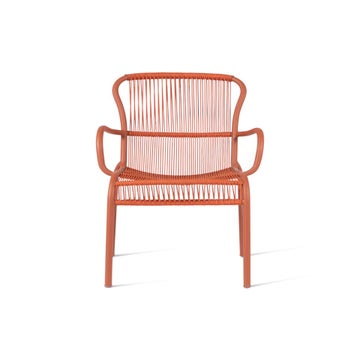 Chaise de table LOOP, Terracotta