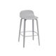 Tabouret de bar VISU, H.65 cm, Gris
